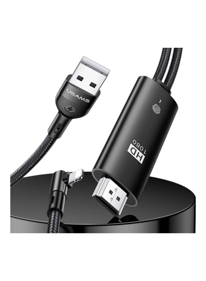 NIBEMINENT U53 Lightning to HDMI Cable 2m Black - Image 2