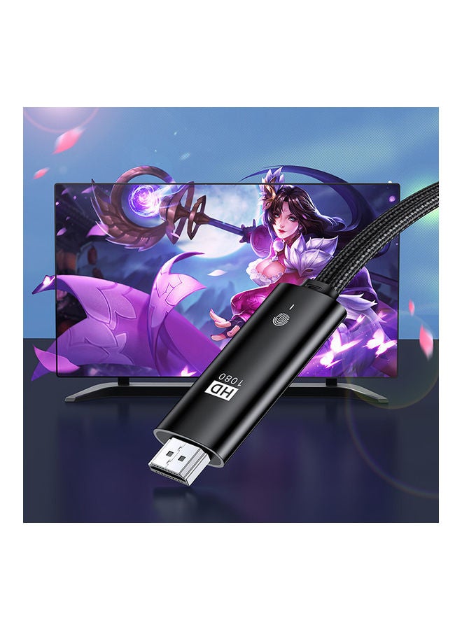 NIBEMINENT U53 Lightning to HDMI Cable 2m Black - Image 4