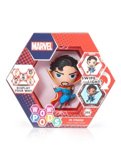 WOW! PODS WOW! PODS Marvel Avengers Collection - Dr Strange | Superhero Light-Up Bobble-Head Figure | Official Marvel Collectable Toys & Gifts | Number 202 in Series, Blue  - Image 1