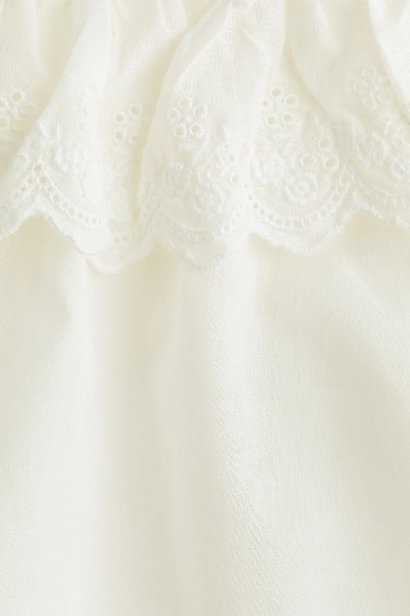 H&M Broderie anglaise cotton blouse