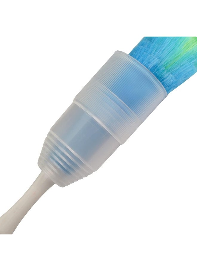 SAQOWARE - Saqoclean Feather Duster Soft Rainbow with Cover Bendable | Flexible Multicoloured Cleaner Tool Dusting Brush Fan, Car, Home, Offices, Dust Remover, Furniture and Multipurpose use - Image 1
