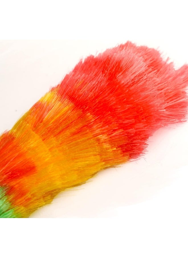 SAQOWARE - Saqoclean Feather Duster Soft Rainbow with Cover Bendable | Flexible Multicoloured Cleaner Tool Dusting Brush Fan, Car, Home, Offices, Dust Remover, Furniture and Multipurpose use - Image 1