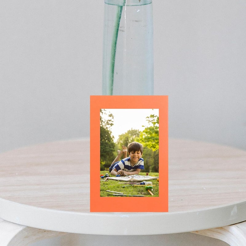أطارات صور ورقية ABOOFAN للمكتب (10 قطع) مع حامل، من الكرتون السميك، للحرف اليدوية والديكور، بألوان عشوائية - Image 5