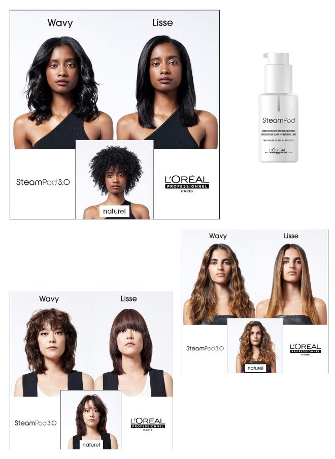 L'OREAL PARIS_PF L'Oréal Professionnel Paris Steampod Protecting Smoothing Serum 50 Ml  - Image 3