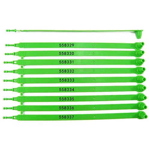 EASY 1000 Plastic Security Tamper Trailer Truck Shipping Container Seals (Green) - Image 1