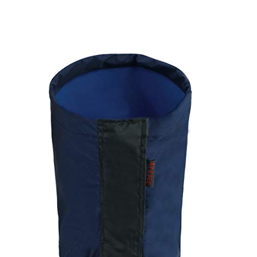 Luwint Waterproof Kids Leg Boot Gaiters - Hiking Hunting Climbing Gear for 6-12 Yrs Old Girls Boys (Navy) - Image 4