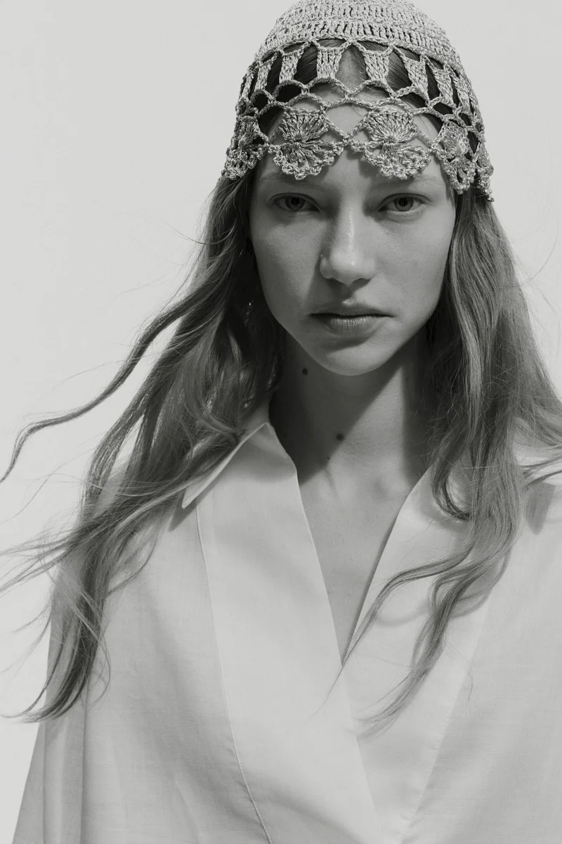 H&M Crochet-look hat