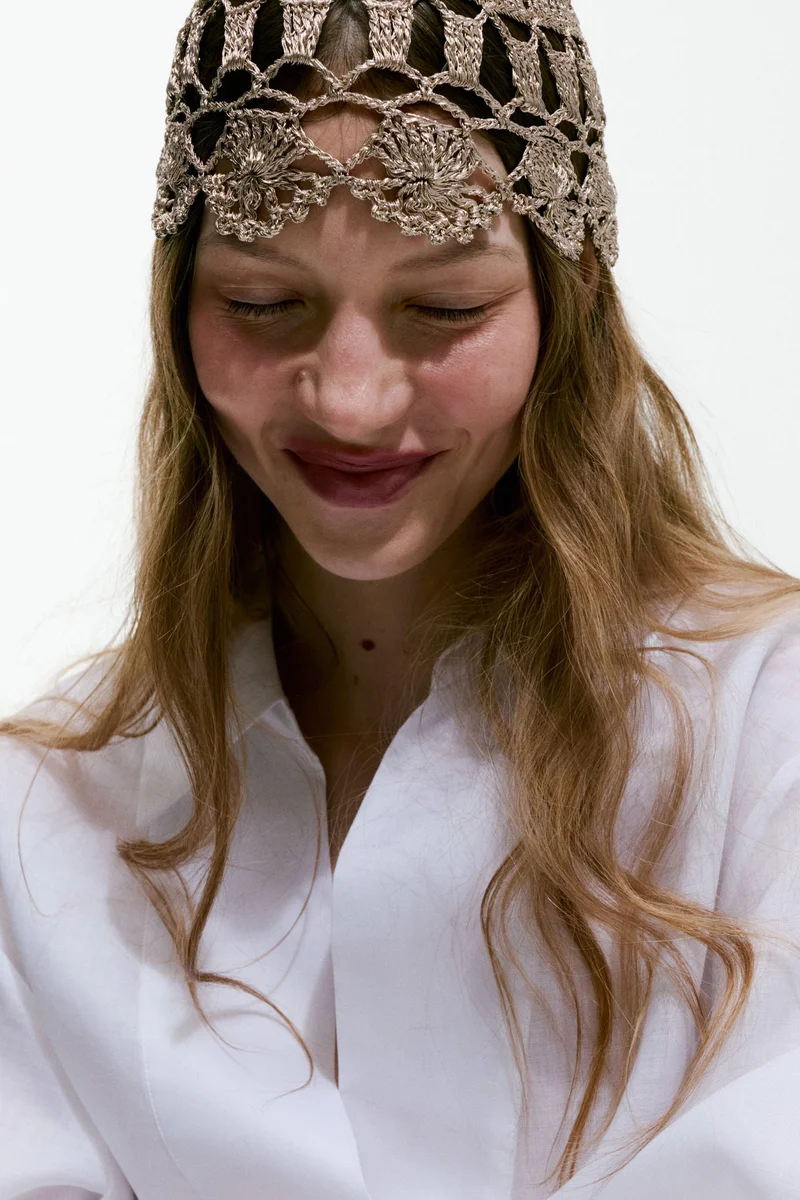 H&M Crochet-look hat