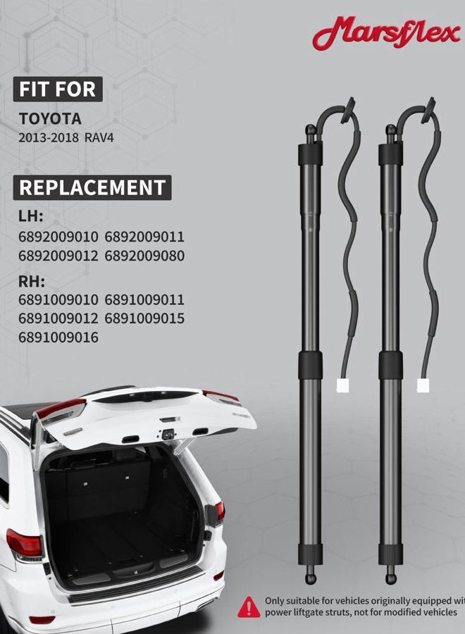 Marsflex Electric Liftgate Struts Fit for 2013-2018 Toyota RAV4 Power Rear Hatch Lift Trunk Tailgate Support Replaces# 6892009010, 6891009010, Left & Right - Image 2