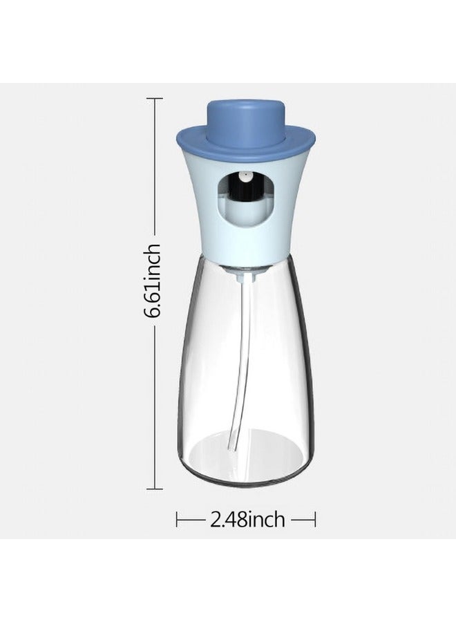 بخاخة زيت من الزجاج موزع للزيت عصير الليمون للطبخ والسلطة والخبز والتنظيف والنباتات 150 مل متعدد الالوان - Image 3