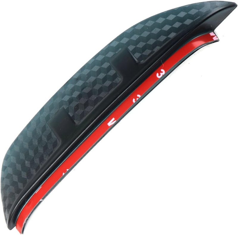 DEMULAX Side Door Rearview Mirror Rain Eyebrow Guard Cover - Image 4