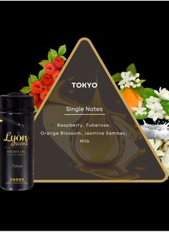 LYON SCENT Lyon Scent Aroma Oil, 100% Pure Oil, Perfume for Air Freshener, Diffuser Aroma, Fragrance Oil, Air Freshener Oil refill, Essential Scented Oil, Luxurious Scent (TOKYO)  - Image 3
