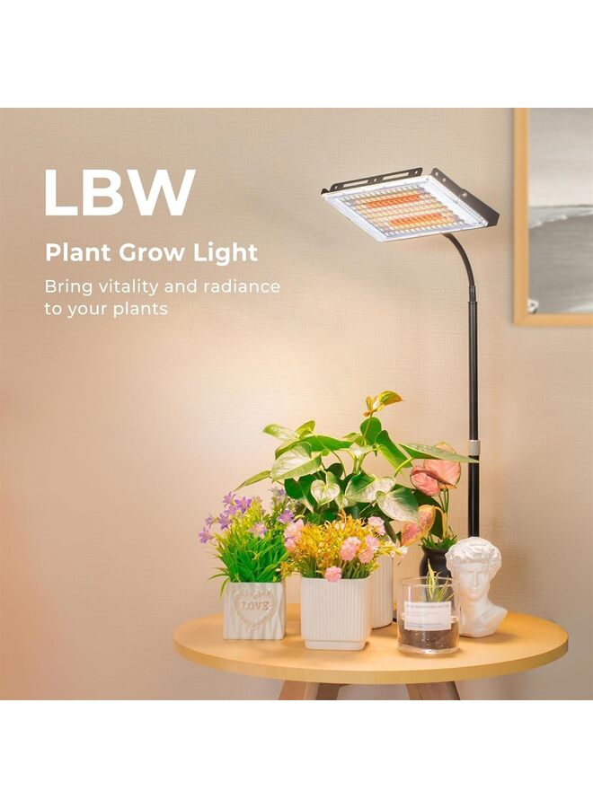 Grow Light for Indoor Plants, 144 LED Full Spectrum Plant Light for Indoor Plants, Large Desk Grow Lamp with On/Off Switch, Height Adjustable, Flexible Gooseneck - Image 3