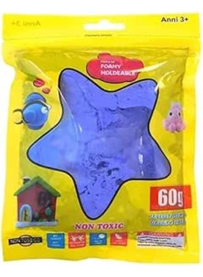 Moldable Non Toxic Foamy Bag 60g Didactic (Blue) 