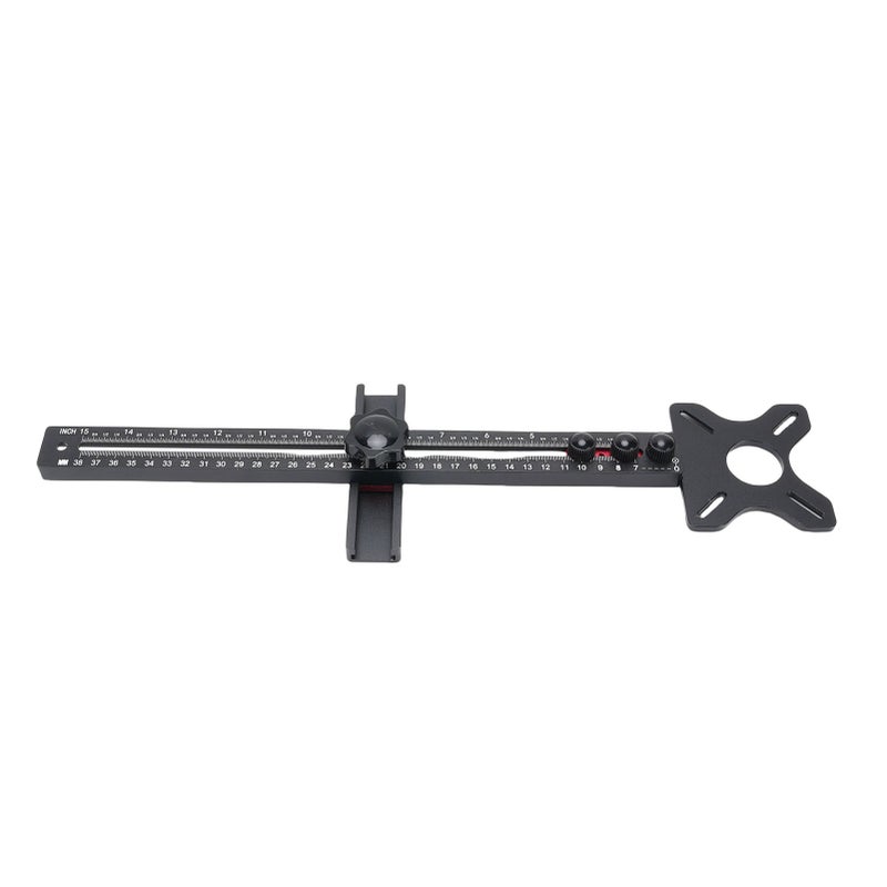 Router Milling Groove Bracket Aluminum Alloy Multi Functional Router Circle Cutting Guide for Woodworking - Image 3