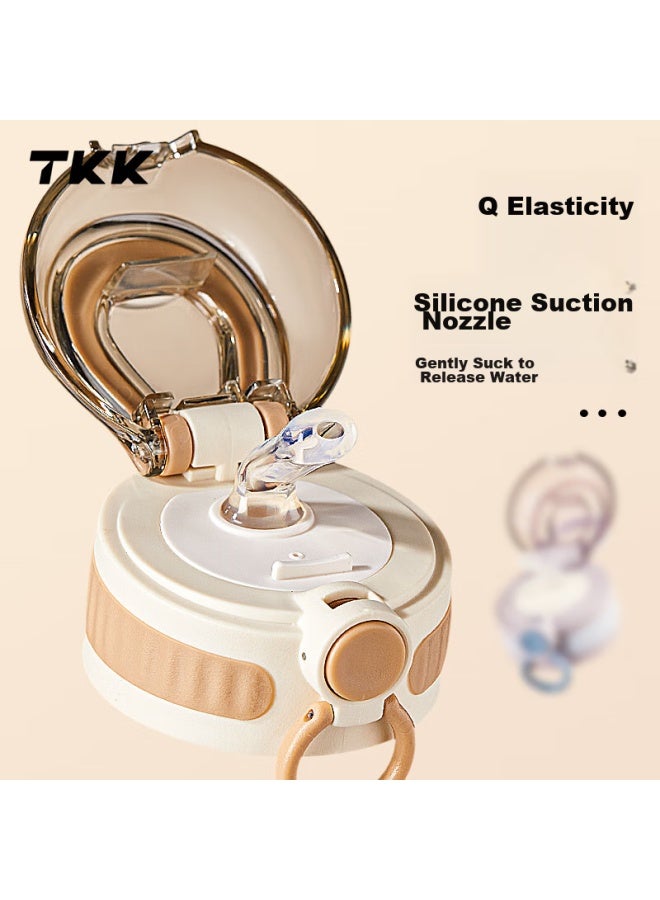 TKK كوب القش Tkk للنساء الحوامل وبعد الولادة، كوب ماء متدرج مقاوم للسكر، مقاوم للحرارة، مناسب للأمومة، بعد الولادة، كبار السن طريحي الفراش أو الشرب أثناء الاستلقاء - Image 3