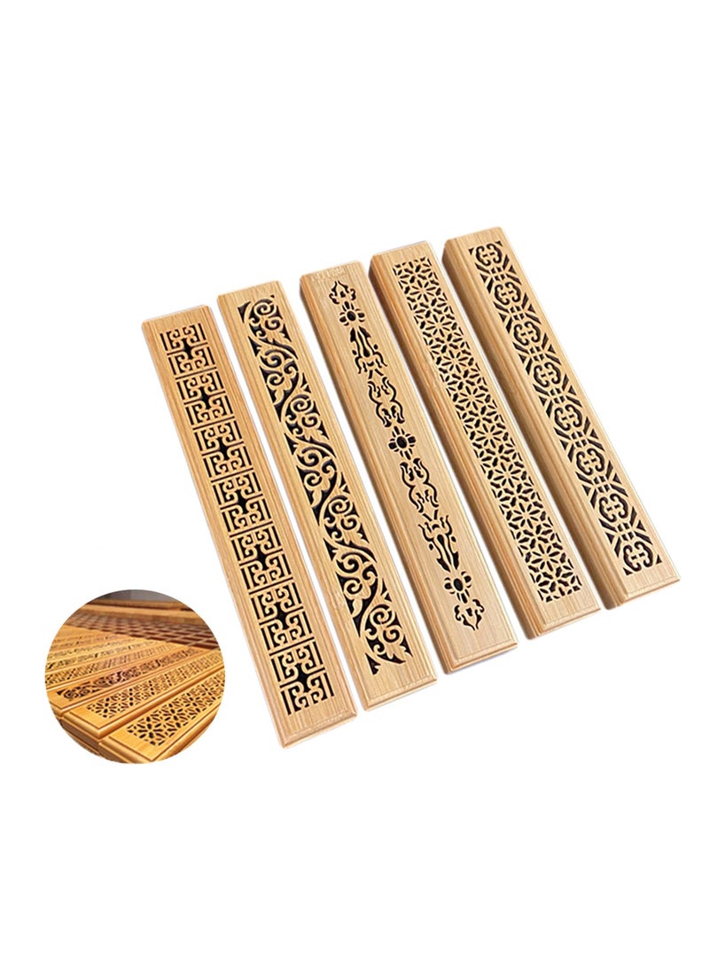 بخورى مبخرة عصا البخور الخشبية من الخيزران رقم 1، حامل عصا البخور، لديكور المنزل، ديكور المكتب، اليوغا، المشاعر الإيجابية - Image 2