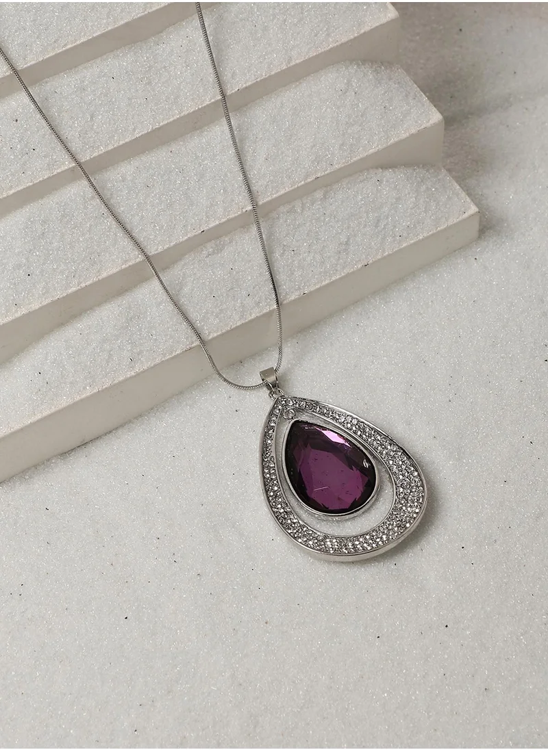 SOHI Crystal Odessey Pendant Necklace