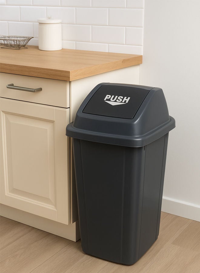 cleaning superstore 60L Quadrate garbage can GREY - Image 3
