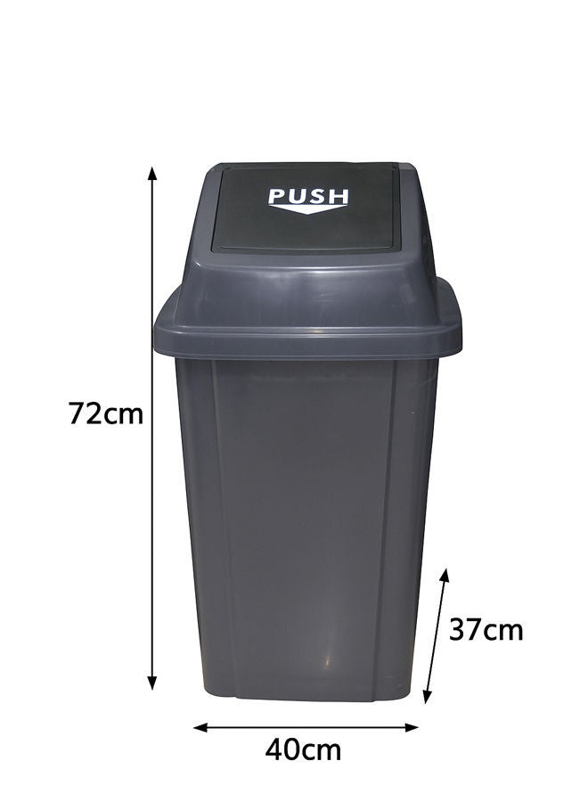cleaning superstore 60L Quadrate garbage can GREY - Image 2