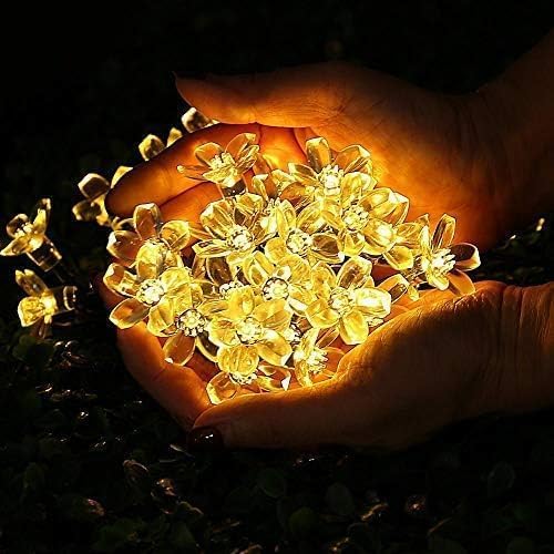 Satyam Kraft SATYAM KRAFT 1 Pc Flower Light for FestivalsOccasions Room Anniversary DecorationsBirthday GiftWedding Decoration Diwali DecorationChristmas Tree DecorationYellow Pack of 1  - Image 4