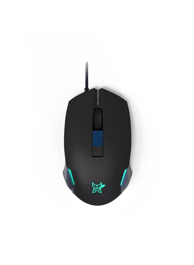 ARCTIC FOX فأرة الألعاب السلكية Arctic Fox مع أضواء تنفس و DPI تصل إلى 3600 - Image 1