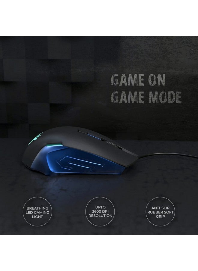 ARCTIC FOX فأرة الألعاب السلكية Arctic Fox مع أضواء تنفس و DPI تصل إلى 3600 - Image 4