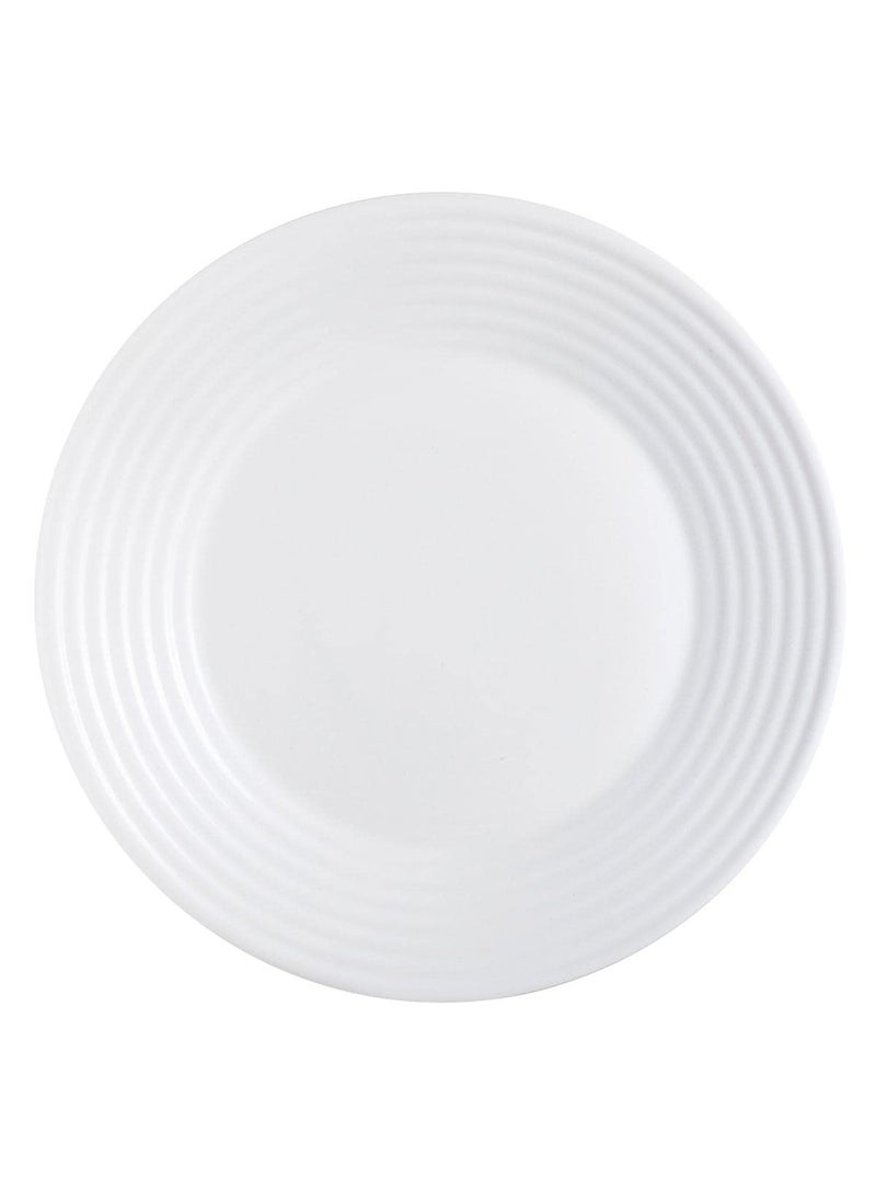 Luminarc Luminarc Harena L3263Dining Plate–Dining Plates (Plate, Round, White, Tempered Glass)  - Image 1