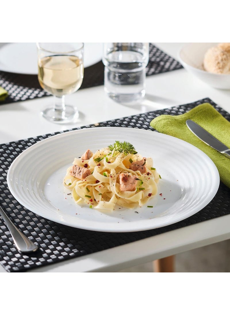 Luminarc Luminarc Harena L3263Dining Plate–Dining Plates (Plate, Round, White, Tempered Glass)  - Image 3
