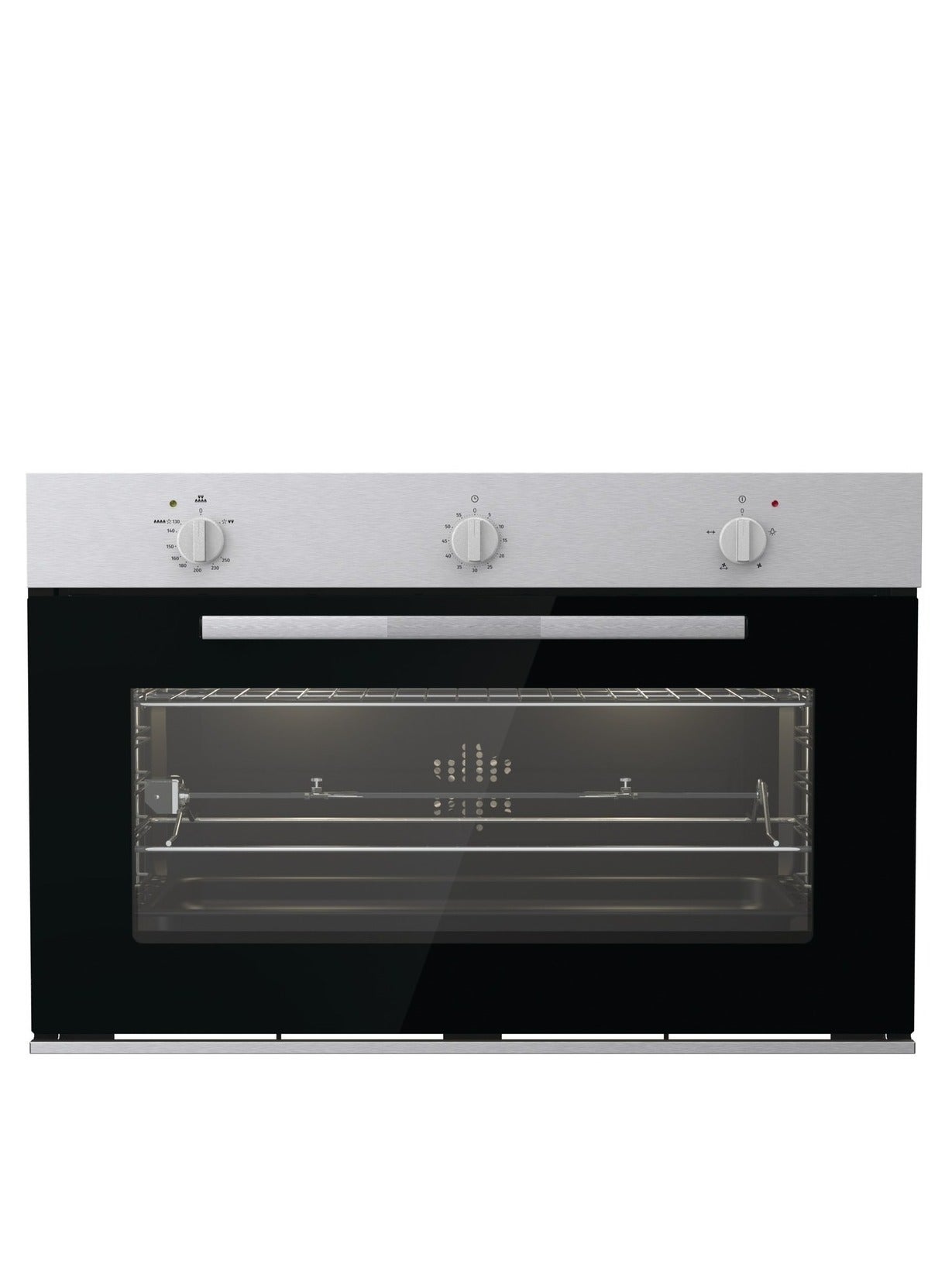 فرن غاز بلت ان بشواية 90 سم 88 لتر مروحة تبريد استانلس ستيل BOG9822E00X