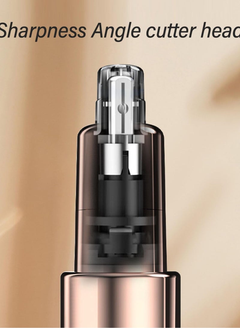 Zikra Mini Nose Hair Trimmer, Small Unisex Electric Nose Hair Trimmer, Self-use Nostril Ear Hair Removal Instrument, Efficient Trimming Painless Rechargeable Face Hair Remover - Image 2