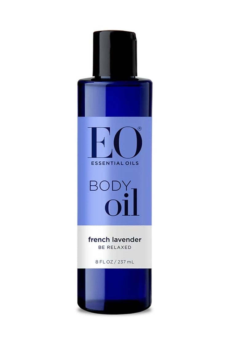EO - EO Body Oil: Massage and Moisturize, French Lavender, 8 Ounce - Image 1