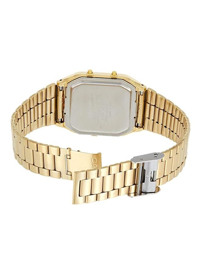 كاسيو ساعة يد شبابية بعقارب ورقمية طراز AQ-230GA-9DMQ - قياس 30 مم - لون ذهبي رجال - Image 2
