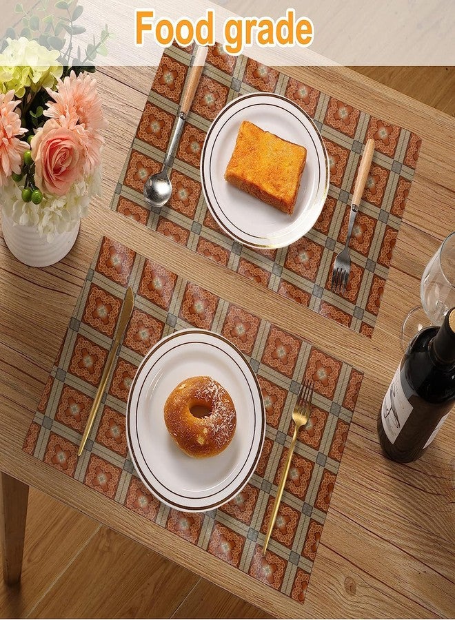 Vocal Store Anti-Slip Kitchen Cabinet Drawer Shelf Mat Liner Sheets Textured Multipurpose 10 Meter Roll, Orange - MDOJ8-P039-10 - Image 2