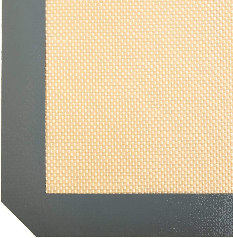 Xpandio Rectangular Silicone Baking Mat Reusable Baking Mat NonStick Food Safe Silicone Mats Oven Baking Sheet for Making Cookies Macarons Bread 40L x 30W PlainMulticolor Pack of 2 - Image 5