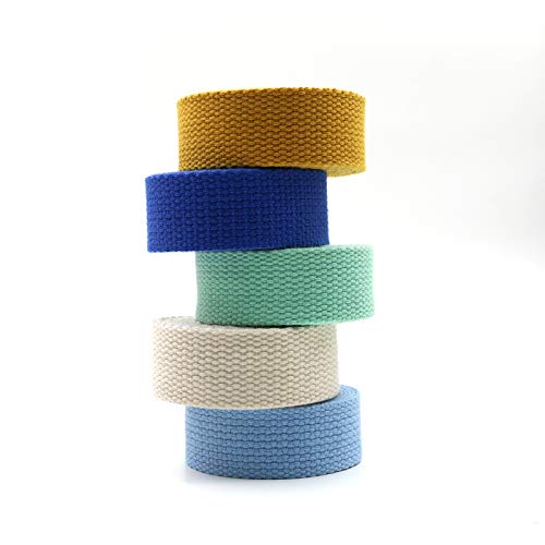 Aumey Cotton Webbing，Webbing Bag Handles, Bag Strap for Tote Bag Upholstery Webbing，78 Inch (Beige, Width=1.5 inch) - Image 3