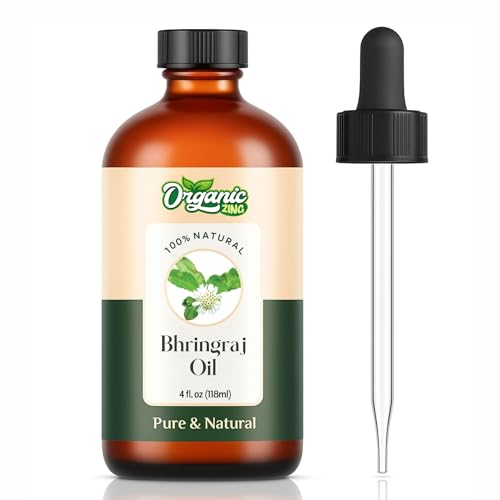 Organic Zing Bhringraj Oil 118 ml (3.99 fl oz) – Traditional Hair Oil for Scalp Treatments, Hair Conditioning & DIY Hair Care Formulations - Image 1