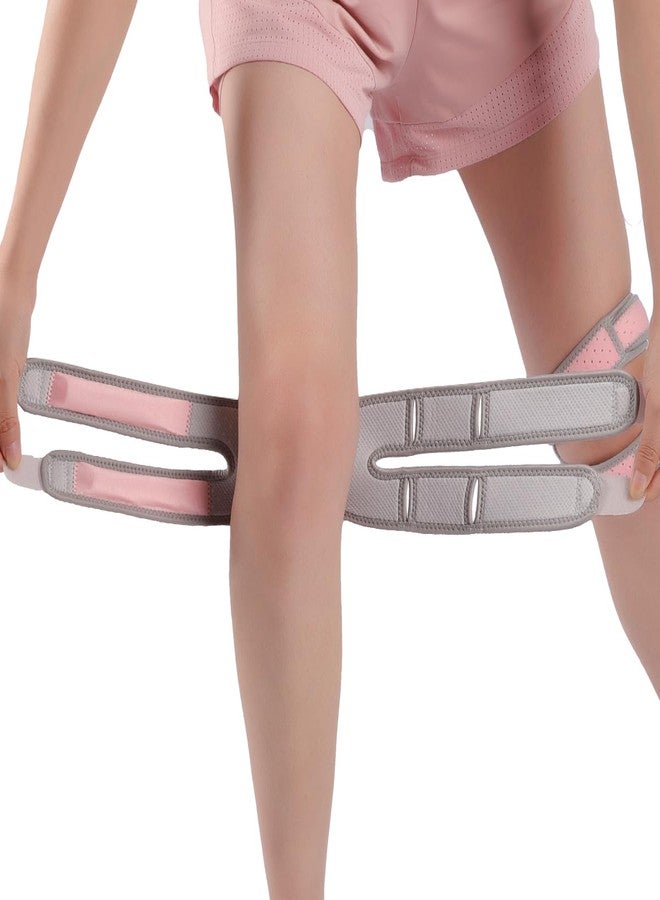 iStabo Patella Knee Brace for Women & Men, Patellar Tendon Support Strap for Running, Basketball, Tennis, Gym, Relief for Meniscus Tear, Arthritis, Injury Recovery (2, Pink) - Image 2