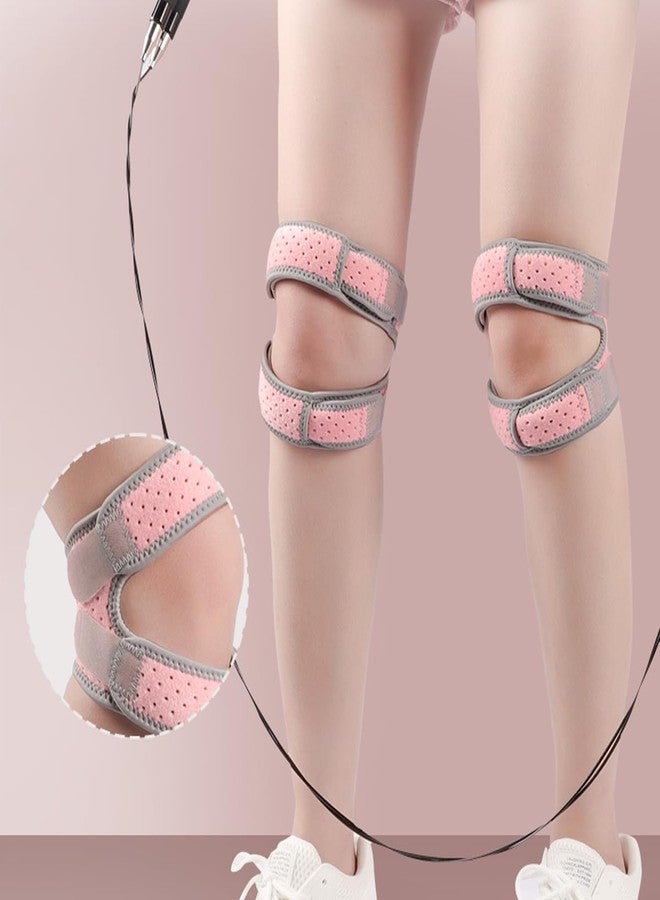 iStabo Patella Knee Brace for Women & Men, Patellar Tendon Support Strap for Running, Basketball, Tennis, Gym, Relief for Meniscus Tear, Arthritis, Injury Recovery (2, Pink) - Image 3