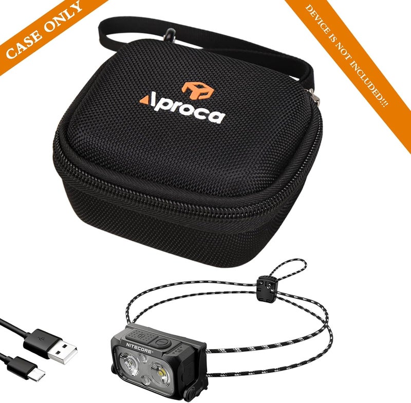 Aproca Portable Hard Storage Case for Nitecore NU25 400  NU30 500  NU20  NU43 Ultra Lightweight Headlamp and Accessories - Image 5