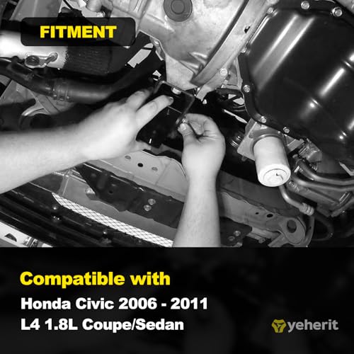 YEHERIT (Genuine OE Quality) Engine Motor Mount Compatible with Honda Civic 1.8L 2006-2011 Auto Transmission Motor Mount Replace A4530 A4534 A4543 A4546 - Image 2