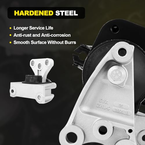 YEHERIT (Genuine OE Quality) Engine Motor Mount Compatible with Honda Civic 1.8L 2006-2011 Auto Transmission Motor Mount Replace A4530 A4534 A4543 A4546 - Image 5