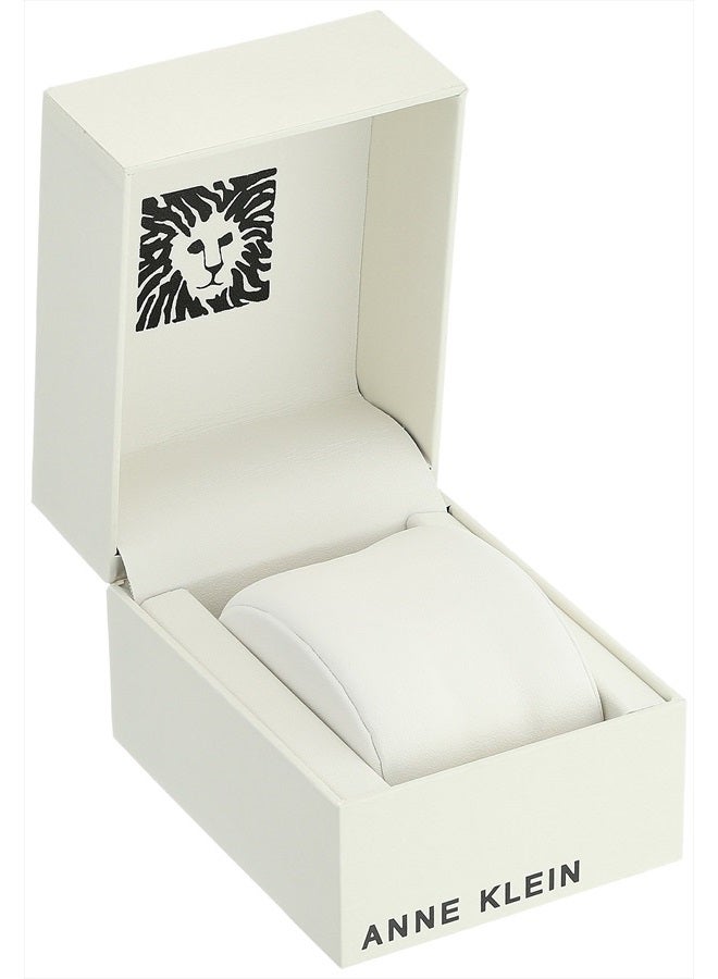 ANNE KLEIN ساعة سوار نسائية بقرص ماسي أصلي - Image 4
