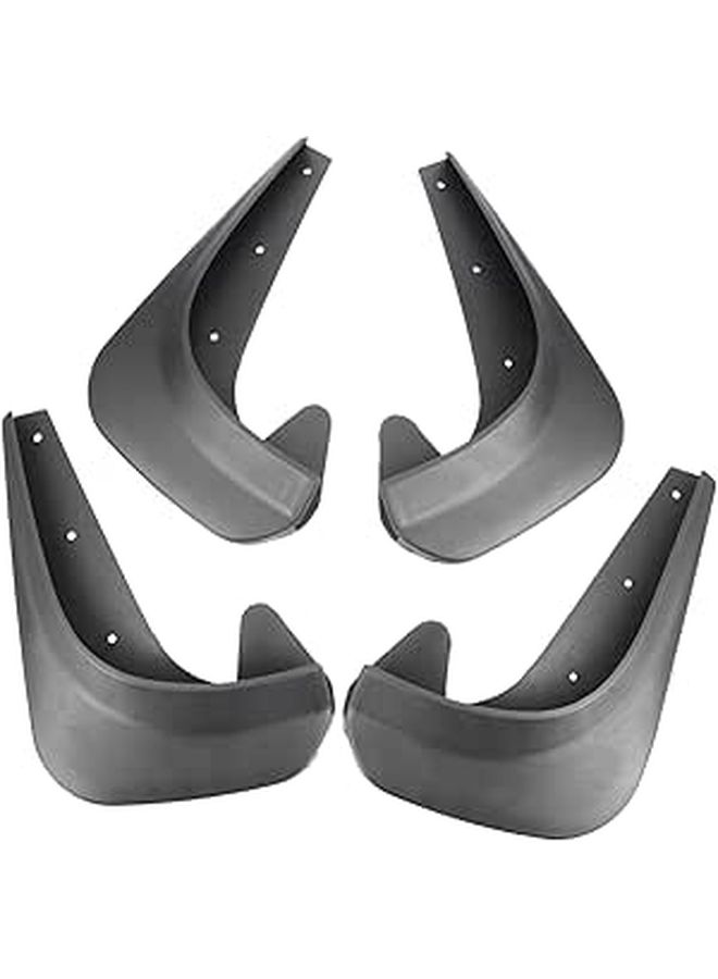4pcs Car Mud Flaps Plastic Tire Guards Protective Mudguards Easy Installation - Image 1