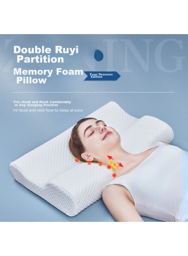 Aeromax Memory Foam Deep Cervical Pillow, Sleeping Pillow, Low Rebound Pillow Core, Sleeping-specific Single Head And Neck Pillow - Image 3