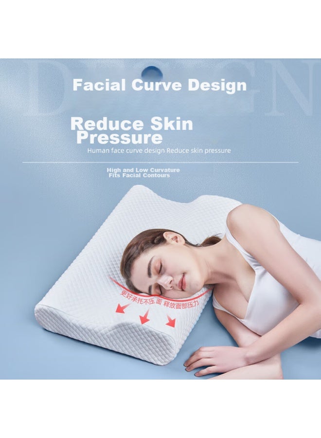 Aeromax Memory Foam Deep Cervical Pillow, Sleeping Pillow, Low Rebound Pillow Core, Sleeping-specific Single Head And Neck Pillow - Image 1
