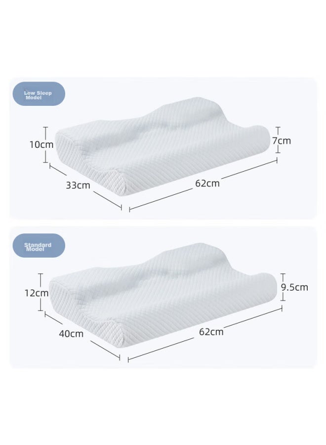 Aeromax Memory Foam Deep Cervical Pillow, Sleeping Pillow, Low Rebound Pillow Core, Sleeping-specific Single Head And Neck Pillow - Image 2