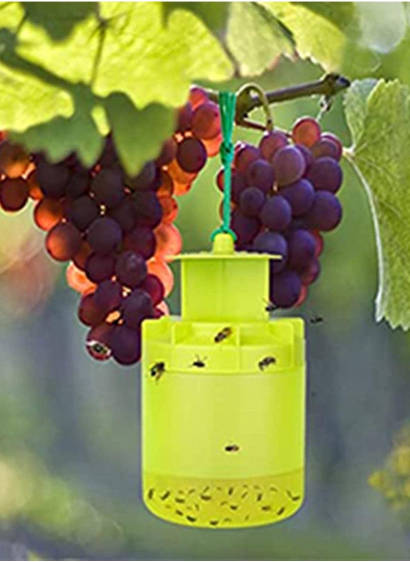 Generic Fly Trap Outdoor Hanging, Insect Fly Catcher with Fly Attractant, Non-Toxic Outdoor Hanging Ranch Fly Traps, Reusable Fly Repellent Trap Fly Killer Deterrent for Pasture/Orchard/Garden/Camping  - Image 2