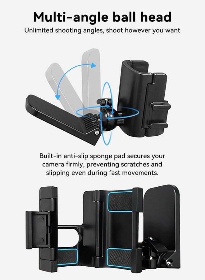 DJI Osmo Pocket 4/ Pocket 3 Multi-Angle Magnetic Quick Release Frame Cage PC 83g, Vlogging Light Mic Mount Accessory - Image 2