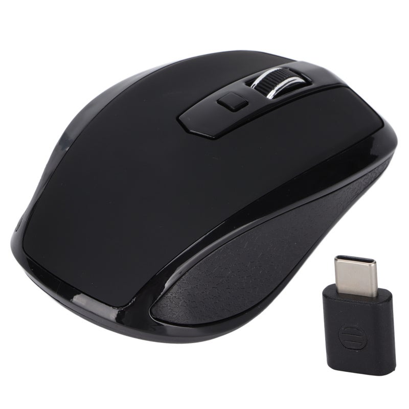 2.4G Wireless Mouse 1600DPI Adjustable Ergonomic - USB C Wireless Mouse for Type C Devices - Image 1